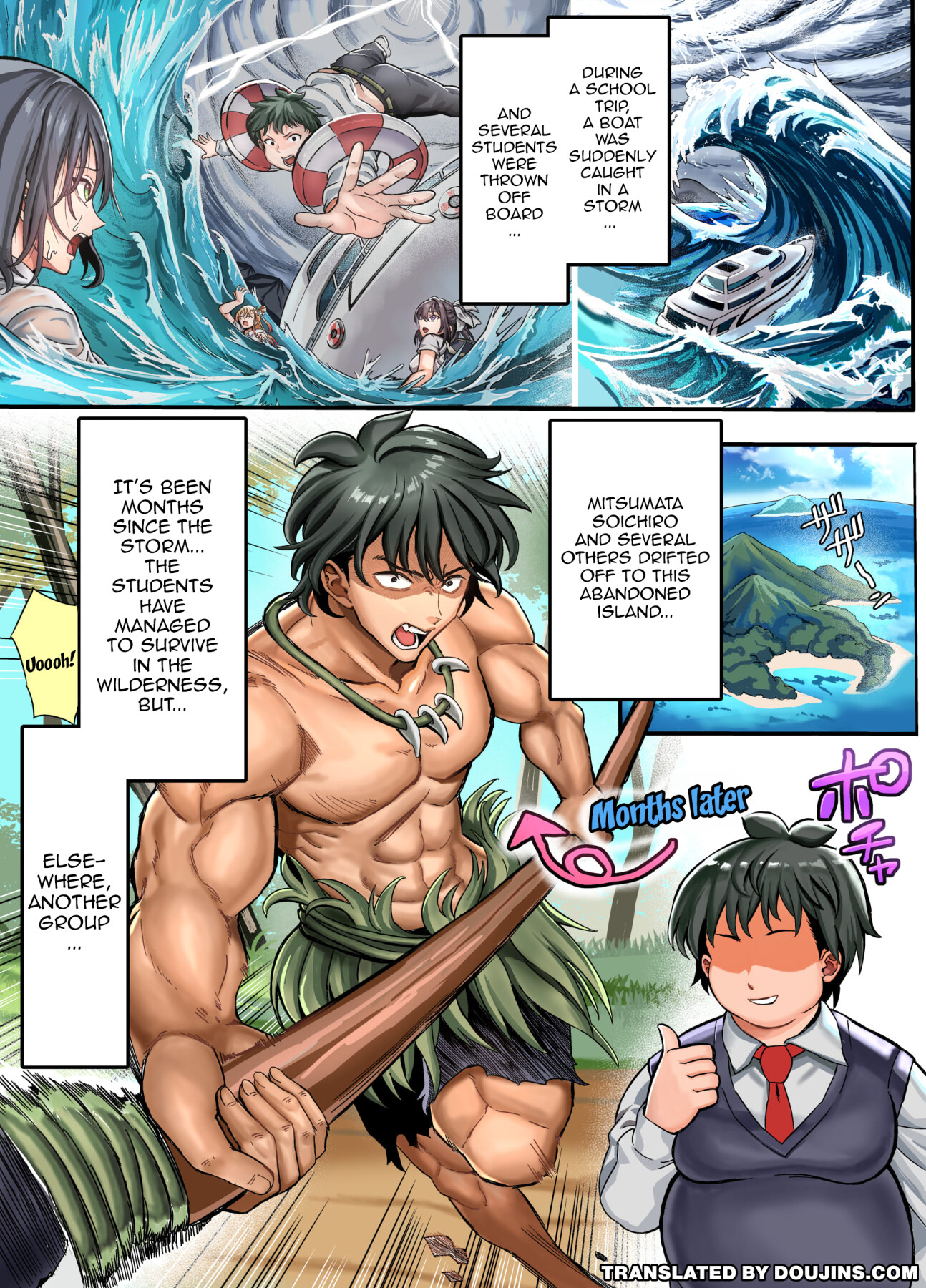Hentai Manga Comic-Deserted Island Castaway Harem 2-Chapter 1-4